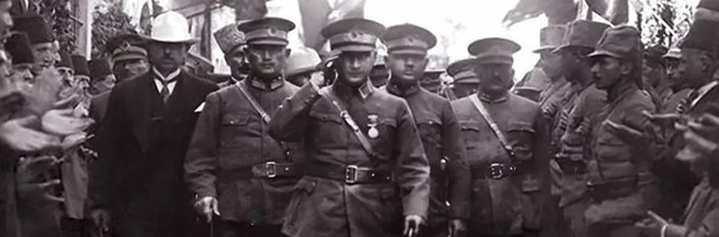 Atatürk'ün Afyonkarahisar Kolordu Dairesi Subaylarına yaptığı konuşma